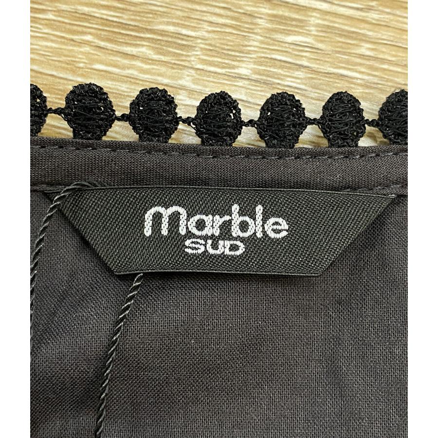 マーブルシュッド ブラウス スズラン レース ブラック 05GM069066