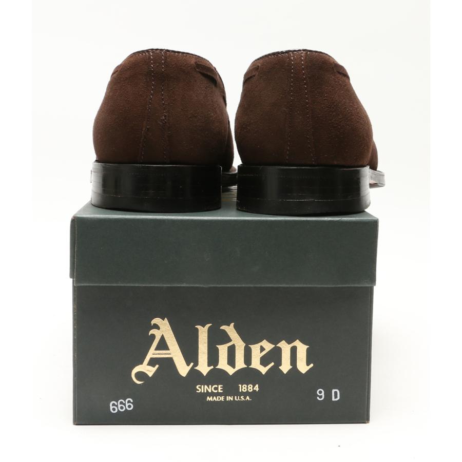 オールデン タッセルローファー スウェード メンズ SIZE 9D ALDEN