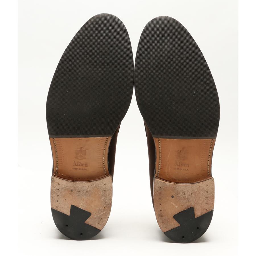 オールデン タッセルローファー スウェード メンズ SIZE 9D ALDEN