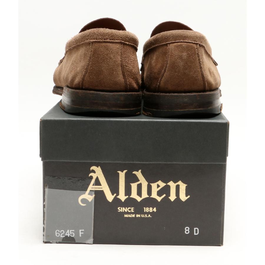 オールデン ローファー UNLINED PENNY LOAFER SUEDE 6245F メンズ SIZE