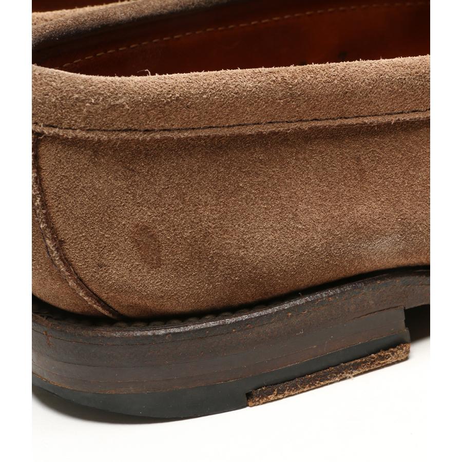 オールデン ローファー UNLINED PENNY LOAFER SUEDE 6245F メンズ SIZE