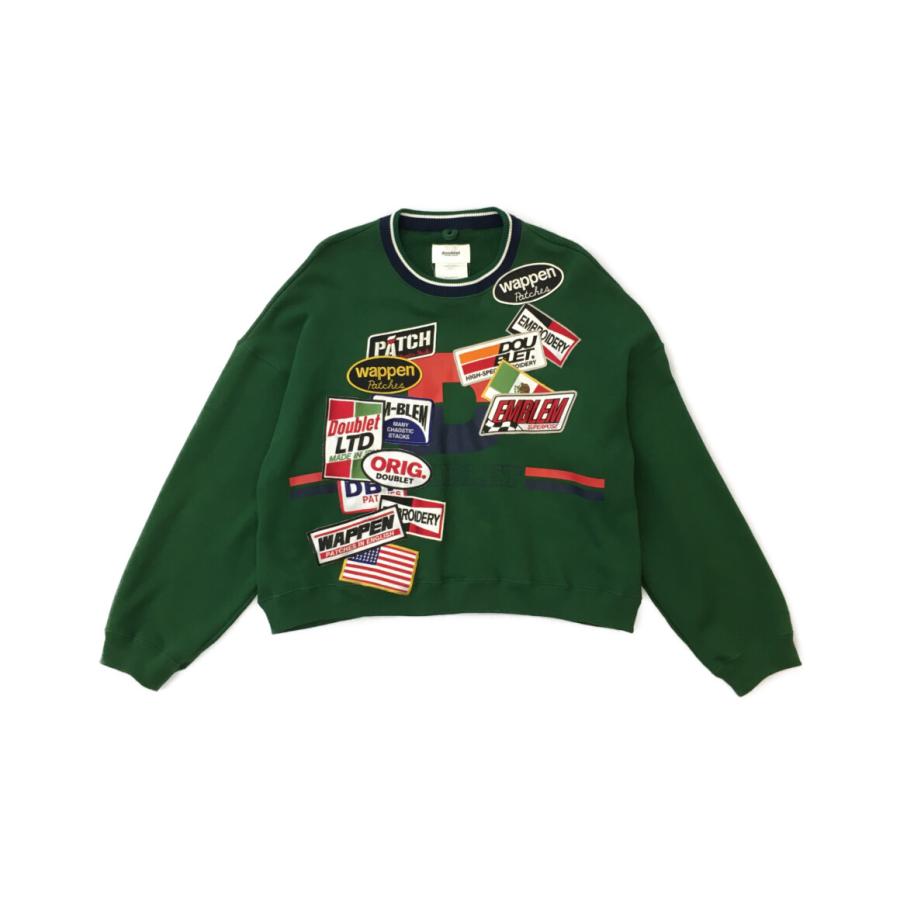 doublet CHAOS PATCHES SWEAT SHIRT ブラック doublet / ダブレット「CHAOS PATCHES SWEAT SHIRT」 - input