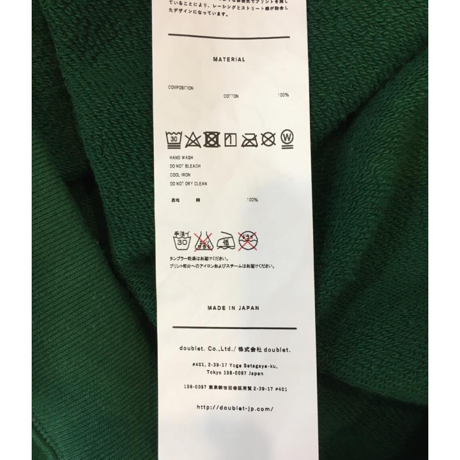 doublet CHAOS PATCHES SWEAT SHIRT ブラック doublet / ダブレット「CHAOS PATCHES SWEAT SHIRT」 - input