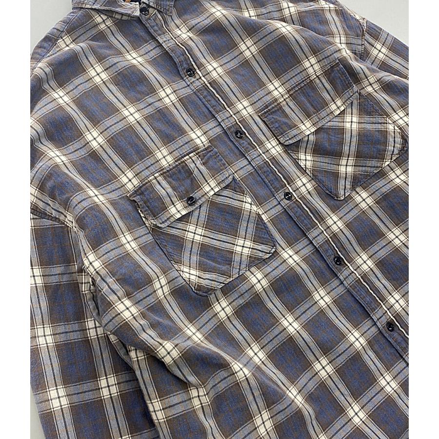 キャピタル スラッピーシャツコート チェック メンズ SIZE L