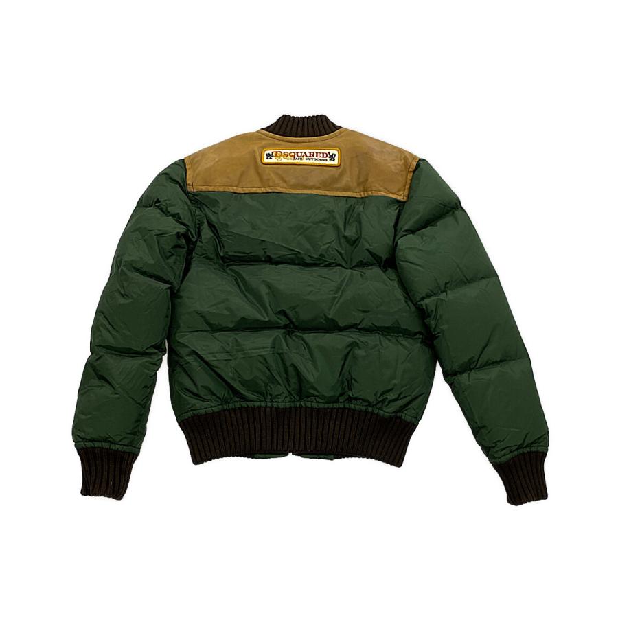 ディースクエアード ダウンジャケット レザー切り替え メンズ SIZE 44