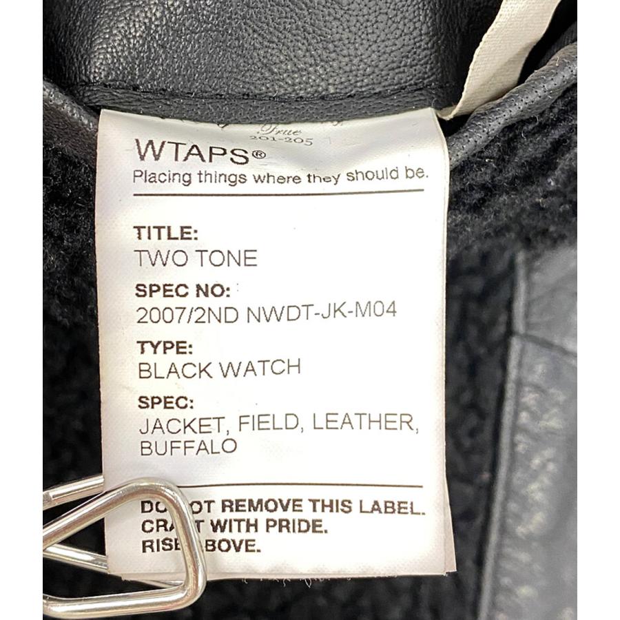 ダブルタップス 水牛 レザージャケット BLACK WATCH メンズ SIZE