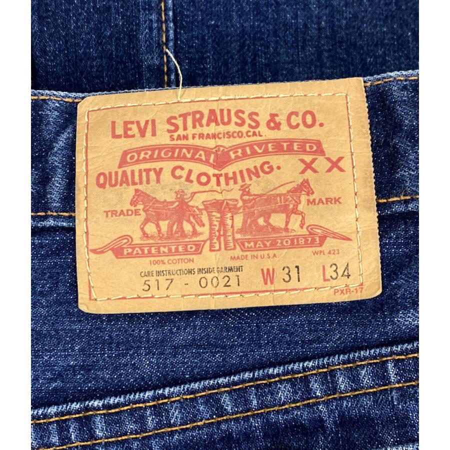 リーバイス　37051 日本製　W34 ビッグE デニムパンツ LEVI'S デニムパンツ 517-0021 BIG-E 復刻 メンズ SIZE W31 リーバイス