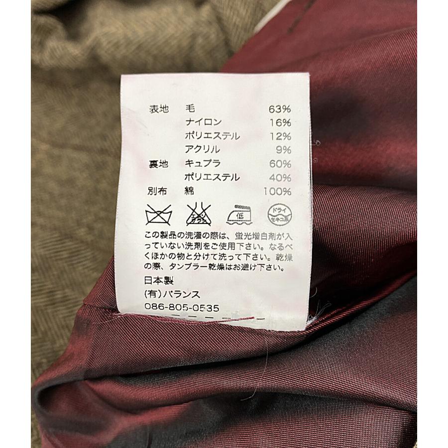 アナクロノーム パンツ ウールヘリンボーンスラックスパンツ メンズ