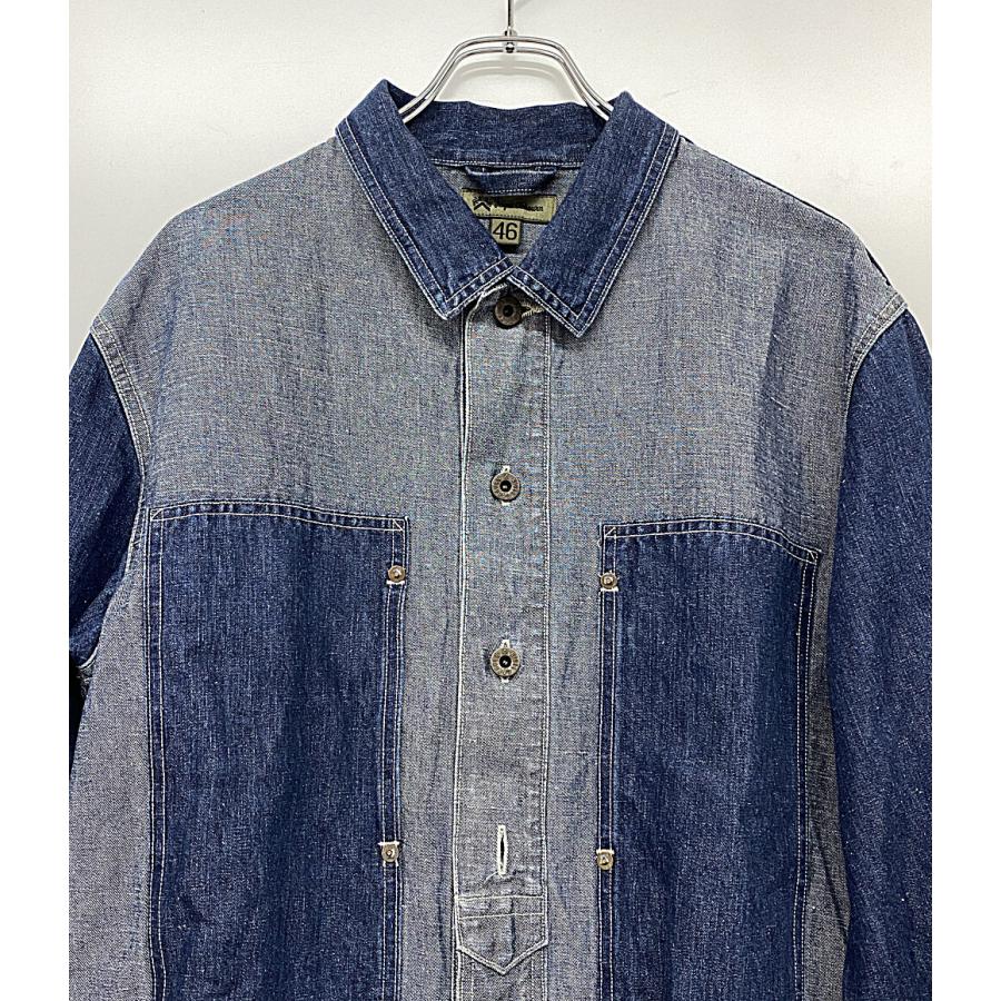 ナイジェルケーボン シャツジャケット UTILITY LINEN COTTON SHIRT JKT