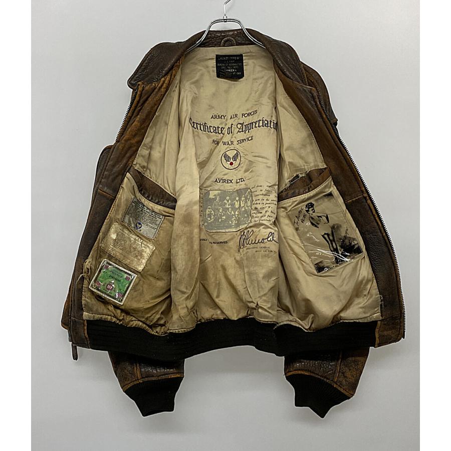 アヴィレックス レザーフライトジャケット 80-90s G-1 メンズ