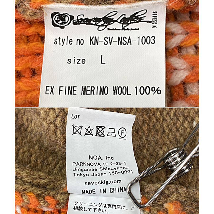 セヴシグ ニット カウチン Cowichan Knit Ver N メンズ SIZE L 
