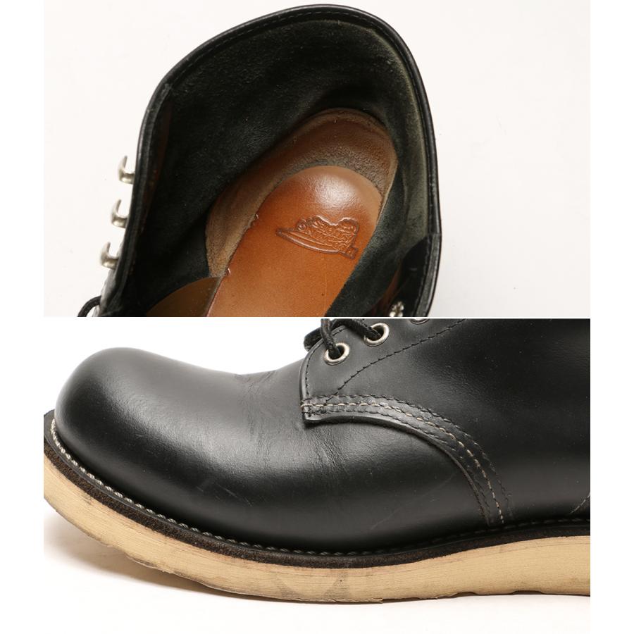 レッドウィング D 8165 セッターブーツ ブラック メンズ SIZE 8 RED