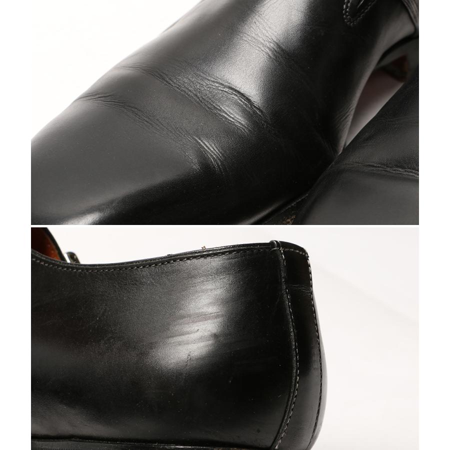 正規限定 SANTONI サントーニ シングルモンクストラップ ドレスシューズ サントーニ シューズ シングルモンクストラップ ブラック メンズ
