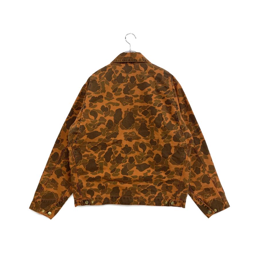カーハート デトロイトジャケット Camo カーハート ダックデトロイトジャケット カモ柄 オレンジ 24FW