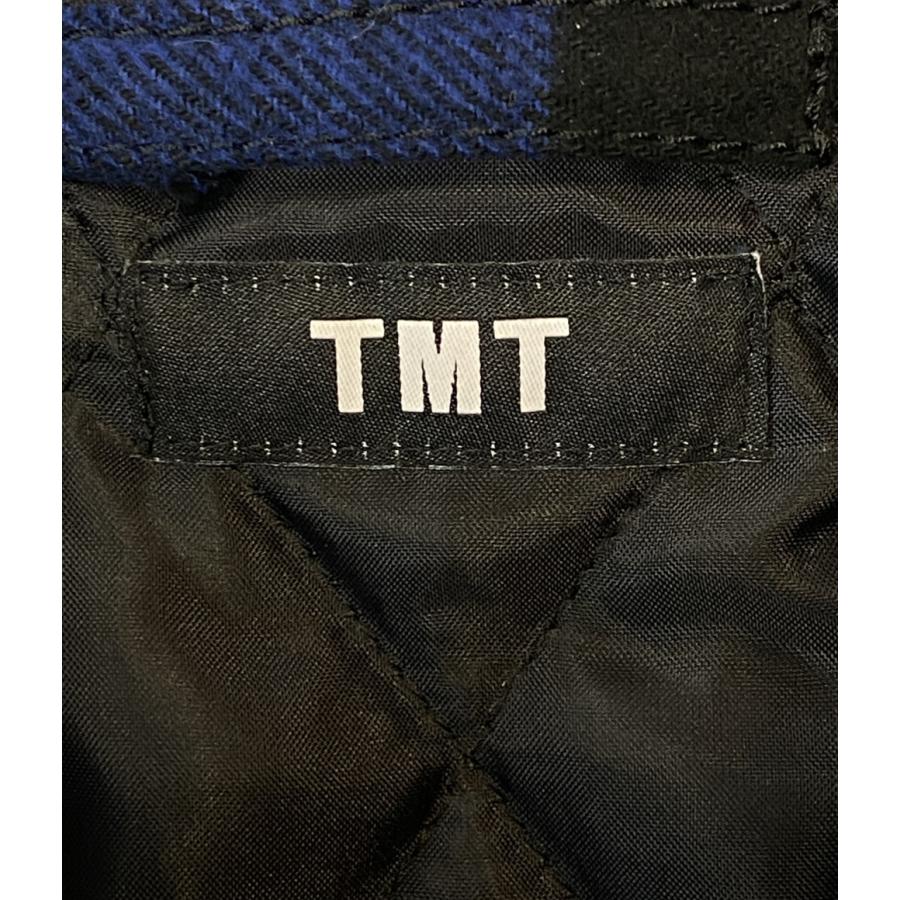 TMT ティーエムティー コーチジャケット バッファローチェック ブルー 