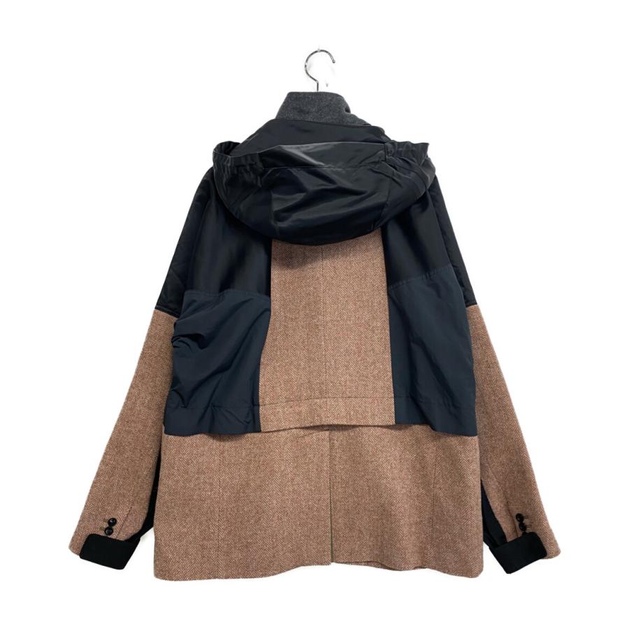 sacai（サカイ） フーディジャケット Herringbone Jacket ピンク