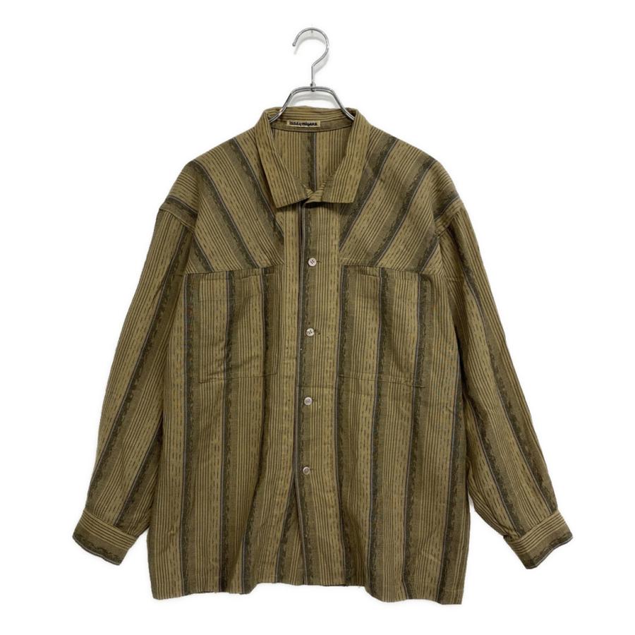 ISSEY MIYAKE（イッセイミヤケ） 長袖シャツ 初期タグ ストライプ