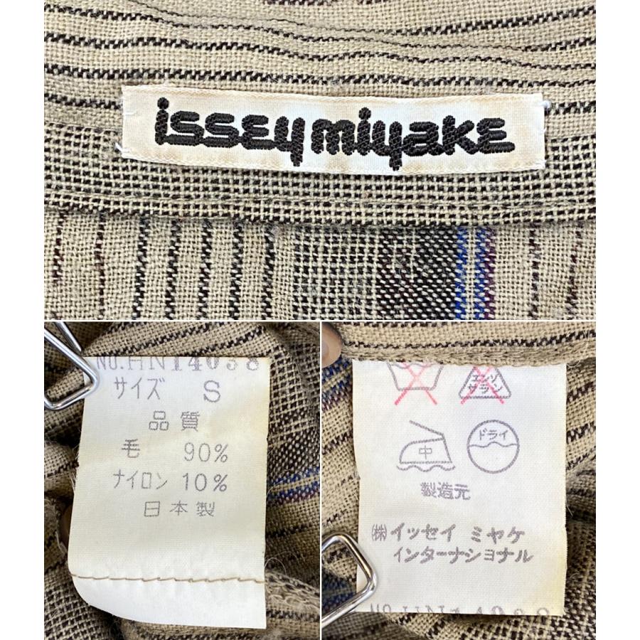 ISSEY MIYAKE（イッセイミヤケ） 長袖シャツ 初期タグ ストライプ