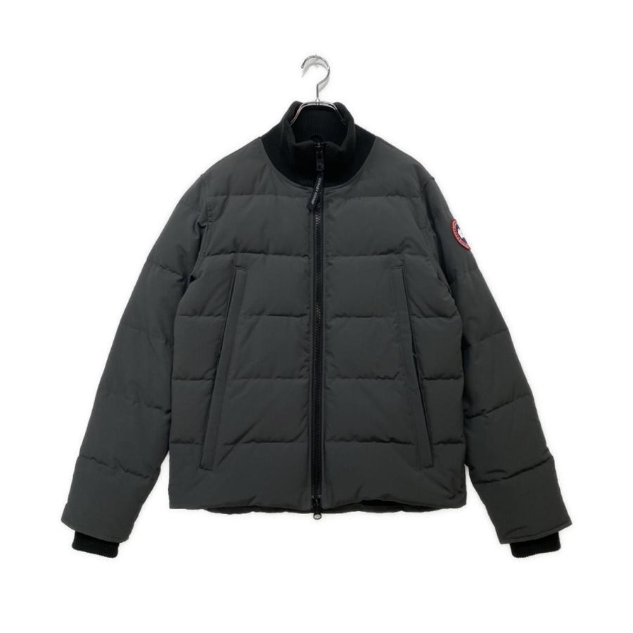 カナダグース ダウンジャケット WOOLFORD JACKET グレー メンズ SIZE M