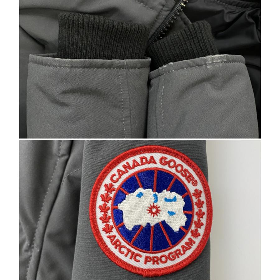 カナダグース ダウンジャケット WOOLFORD JACKET グレー メンズ SIZE M