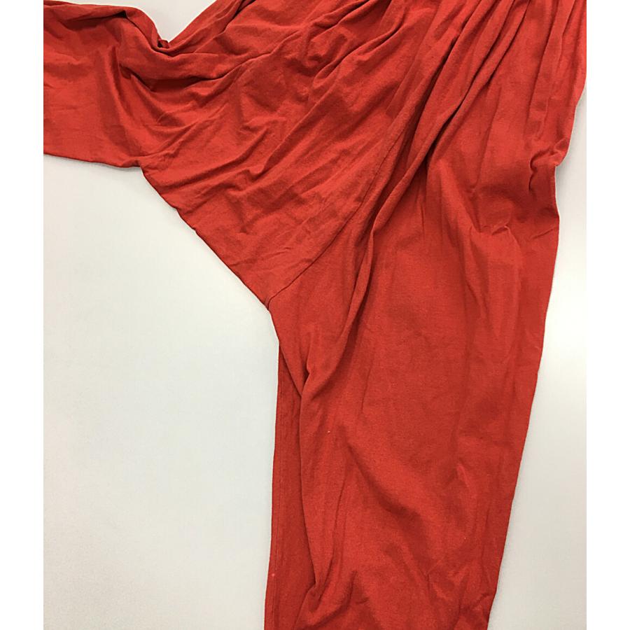 イッセイミヤケ メン コットンサルエルパンツ 筆タグ レッド 80s