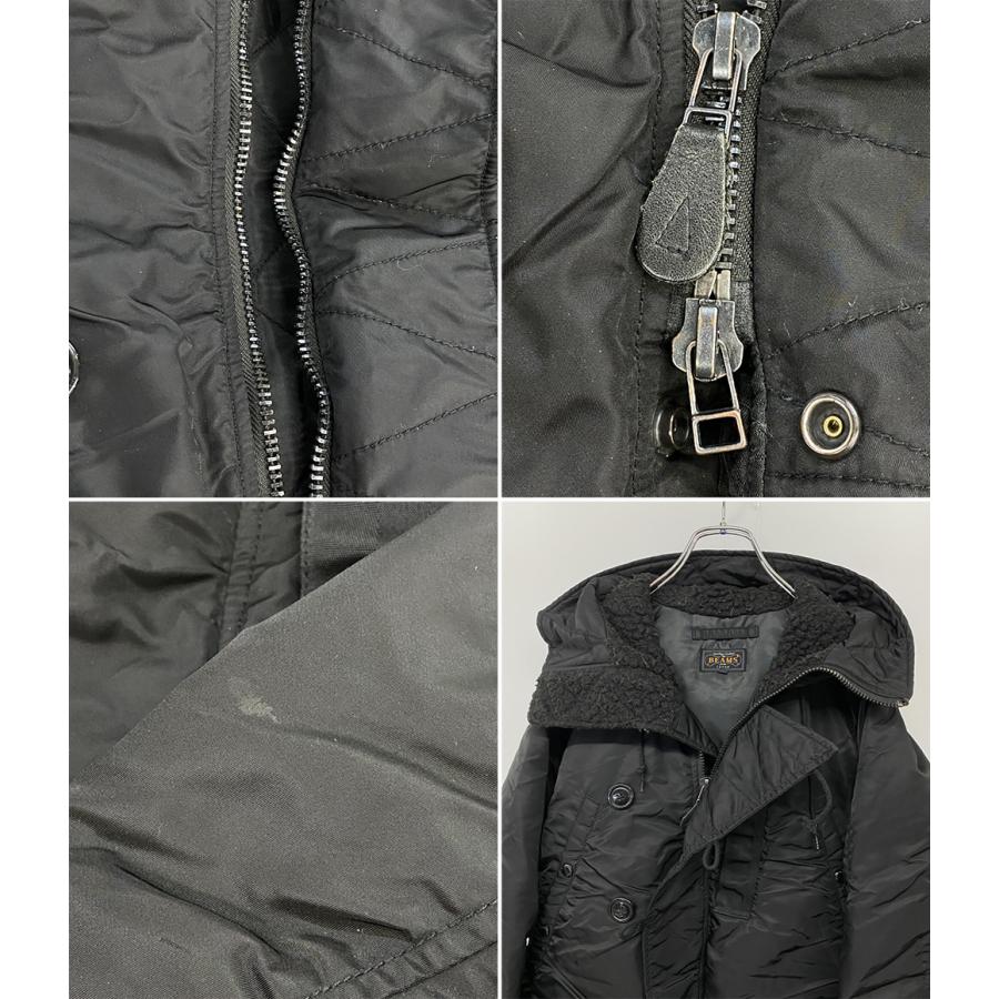 ビームスプラス ジャケット N-3B MIL Type Down ブラック メンズ SIZE