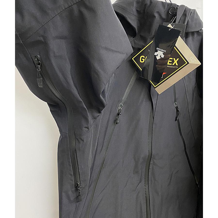 ●デサント DESCENTE ジャケット Oサイズ ブラック 中古 DESCENTE PAUSE / デサントポーズ ウールミックスジャケット/WOOL MIX