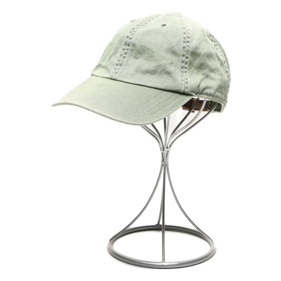 ダブルアールエル コットンツイルキャップ 6パネル グリーン メンズ