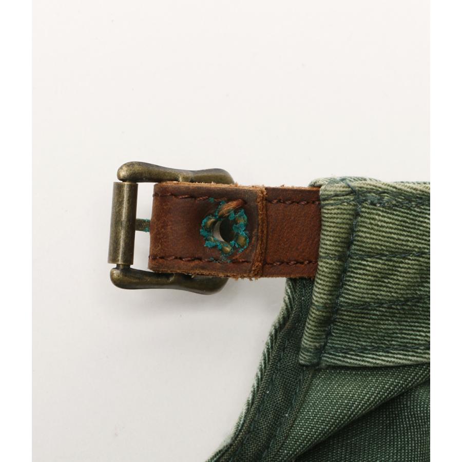 ダブルアールエル コットンツイルキャップ 6パネル グリーン メンズ