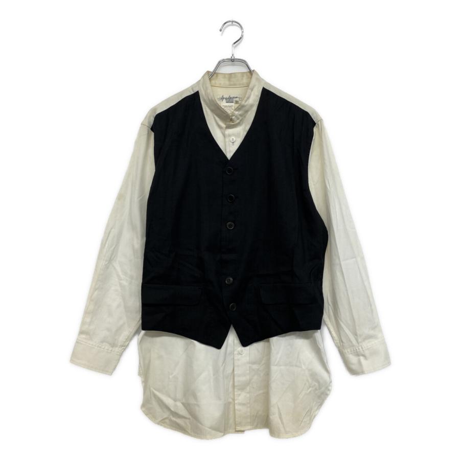 ヨウジヤマモトプールオム ドッキングシャツ 敗残兵期 08SS メンズ