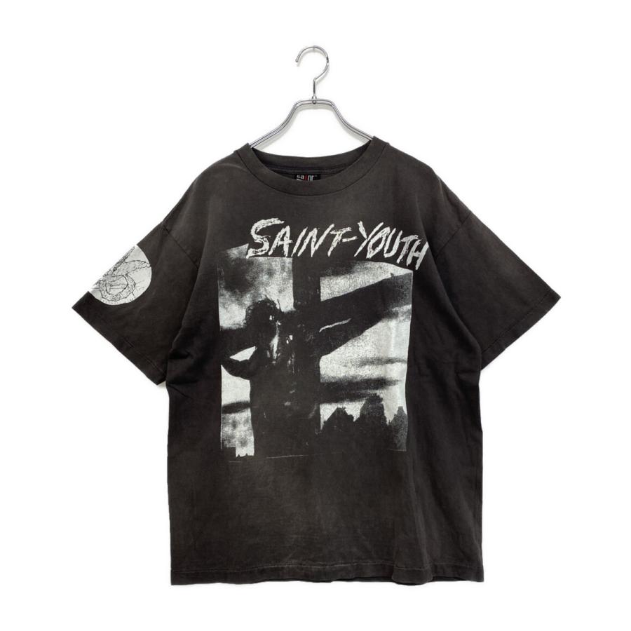 セントマイケル 半袖Tシャツ ヴィンテージ加工Tee 22SS メンズ SIZE L
