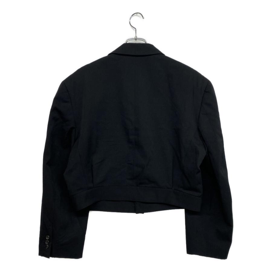 コムデギャルソンオムプリュス　ポリ縮　定番ジャケット　ブラック　タイト目　黒 COMME des GARCONS HOMME PLUS コムデギャルソンオムプリュス 短丈