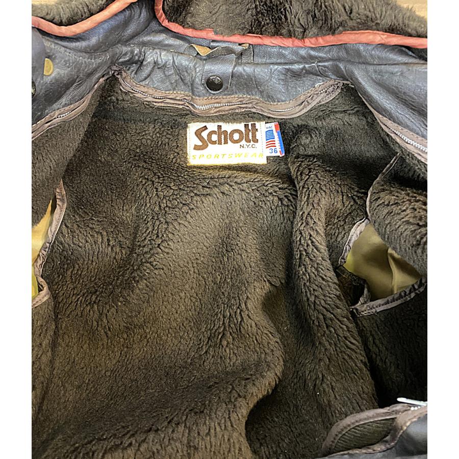 Schott N.Y.C（ショット） フライトジャケット G-1 ライナー付き