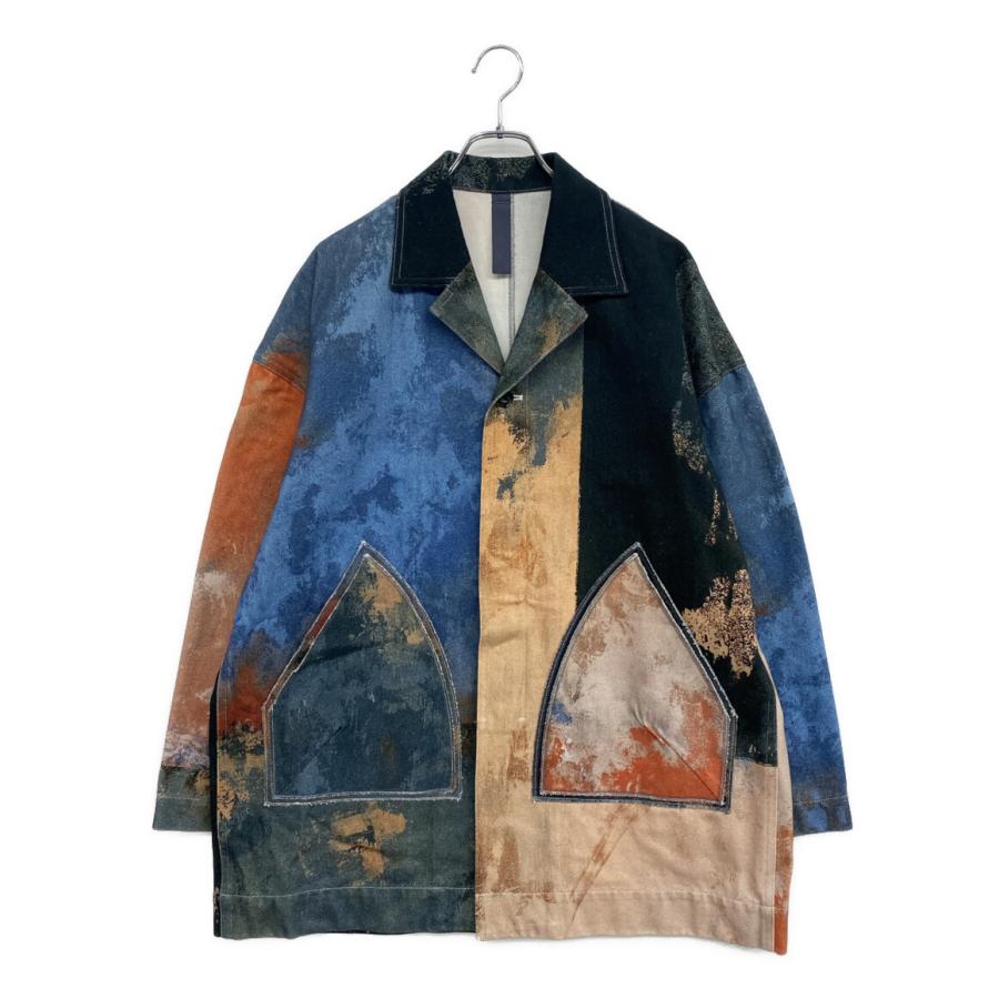 美品 シンヤコヅカ マルチカラージャケット 21AW 2102SK14 メンズ SIZE