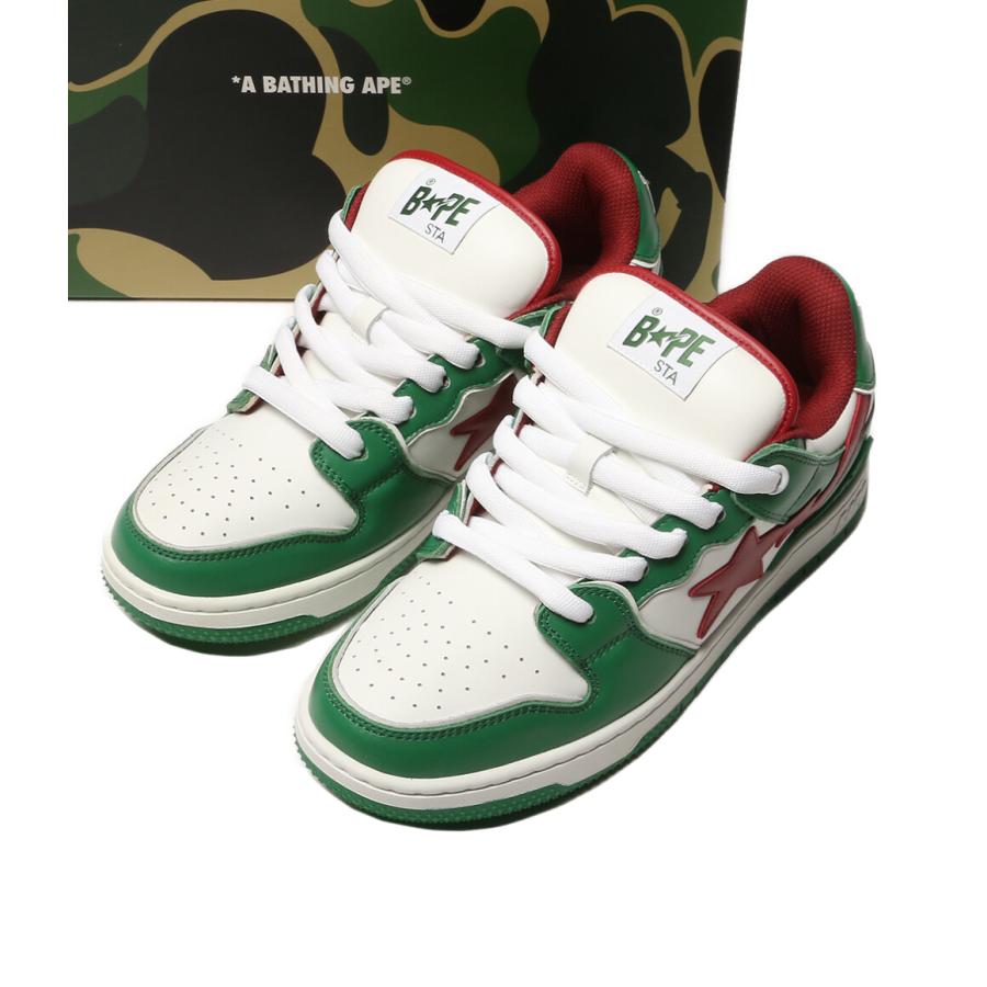 美品 アベイシングエイプ スニーカー BAPE SK8 STA BOLD #1 GREEN