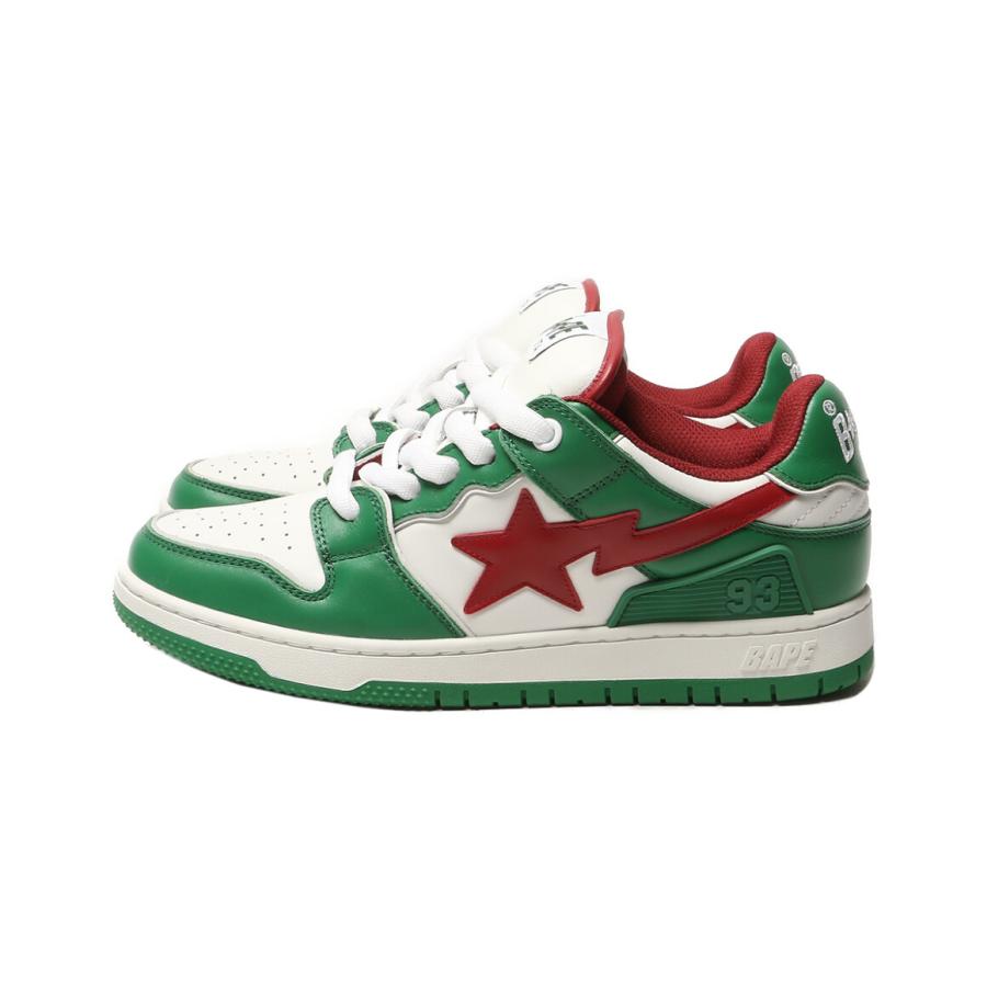 美品 アベイシングエイプ スニーカー BAPE SK8 STA BOLD #1 GREEN 