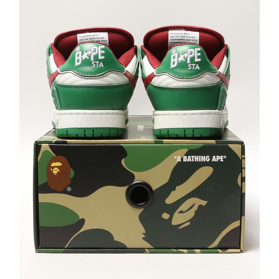 美品 アベイシングエイプ スニーカー BAPE SK8 STA BOLD #1 GREEN