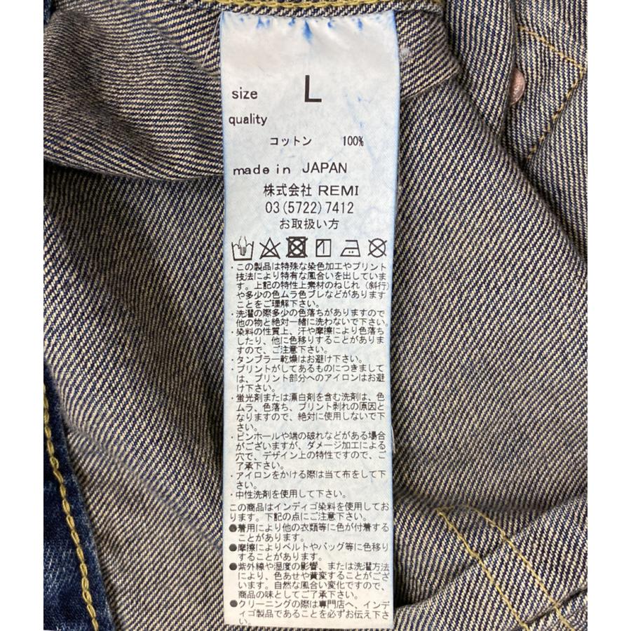 レミレリーフ デニムジャケット 1st 大戦モデル メンズ SIZE L REMI