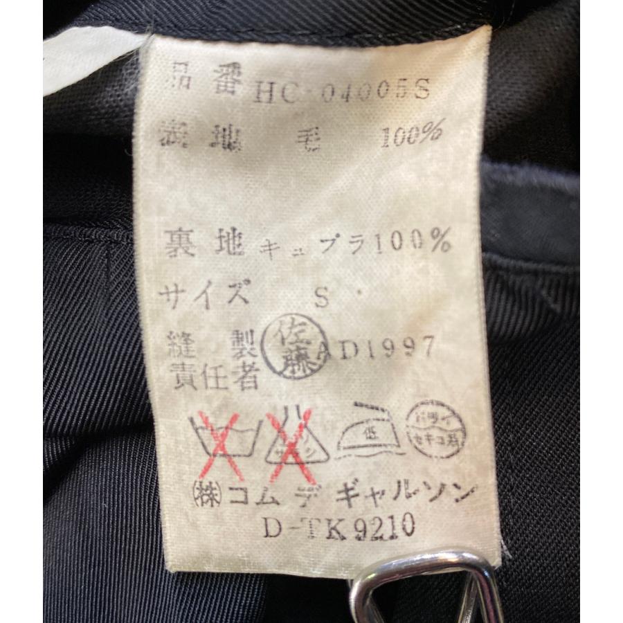 コムデギャルソンオム 97AW ウールギャバステンカラーコート メンズ