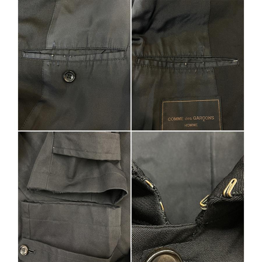 COMME des GARÇONS HOMME 97aw ウールギャバコート M コムデギャルソンオム 97AW ウールギャバステンカラーコート メンズ