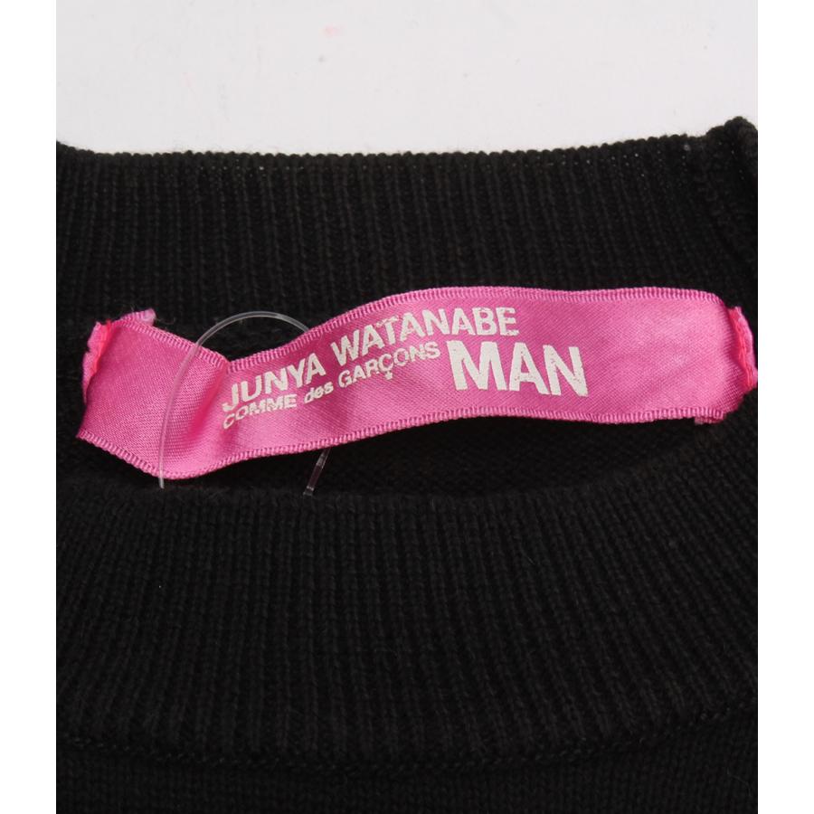 美品 ジュンヤワタナベコムデギャルソンマン 半袖ニット バナナ柄