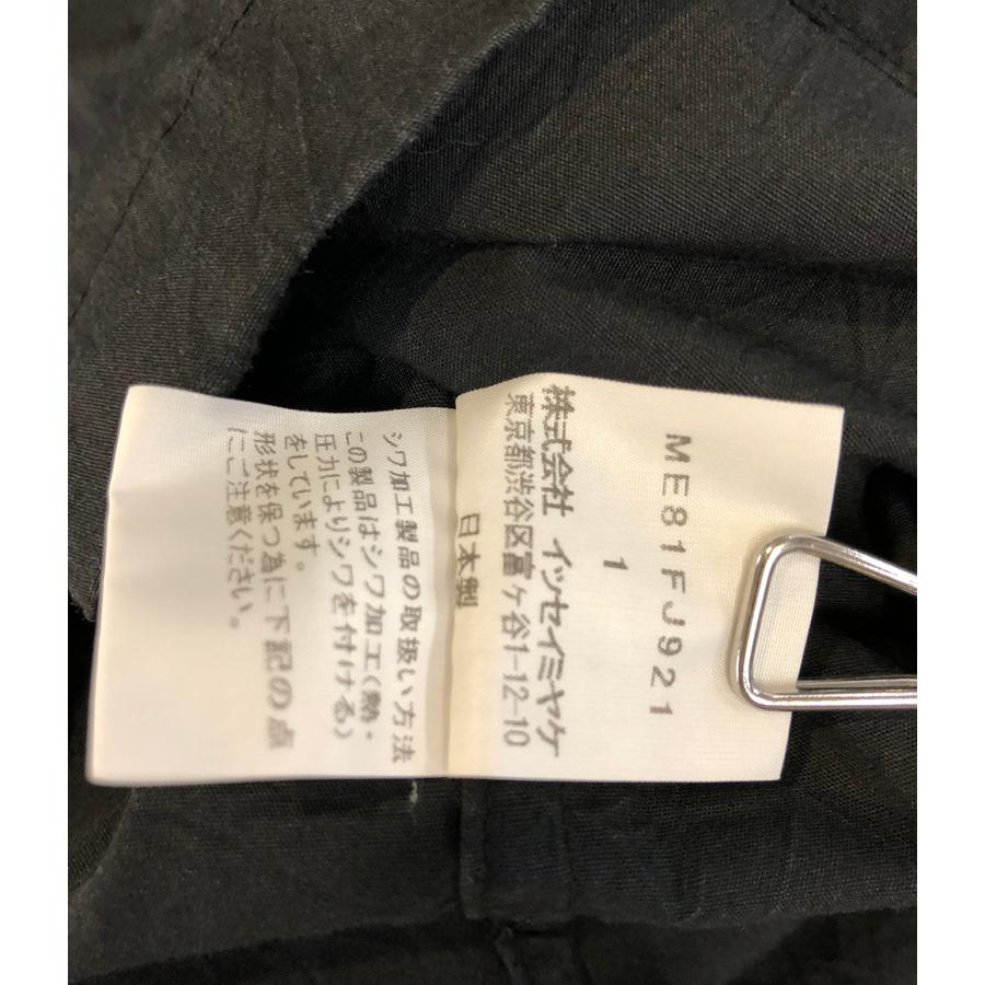 イッセイミヤケ メン シワ加工シャツ 長袖シャツ ブラック 18SS イッセイミヤケ メン シワ加工シャツ 長袖シャツ ブラック 18SS