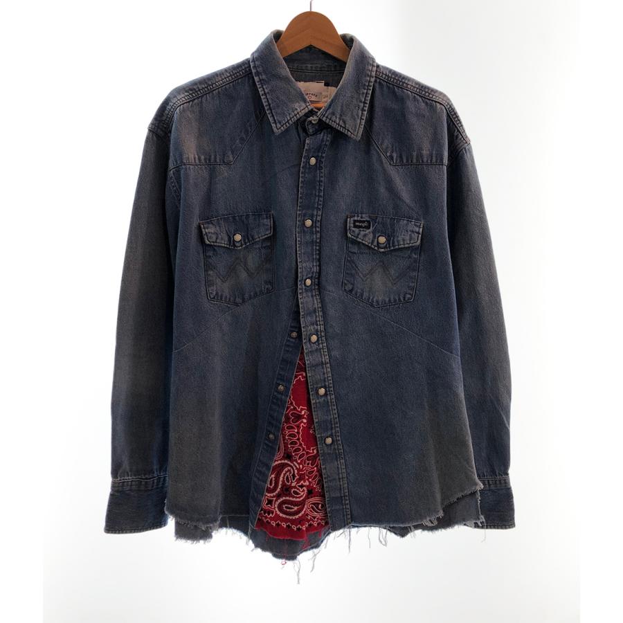 OLD PARK リメイク パジャマシャツ OLD PARK リメイク パジャマシャツ