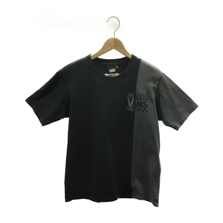 コムデギャルソン VANSコラボ プリント 再構築Tシャツ ブラック 07ss 