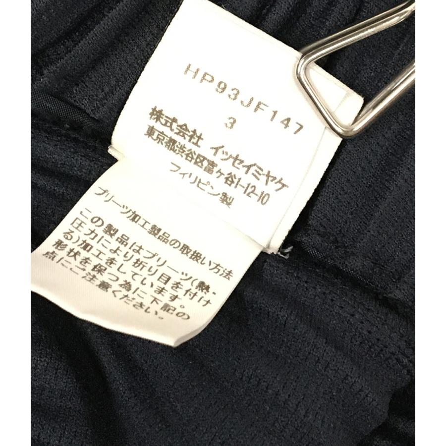 オム プリッセ イッセイミヤケ プリーツパンツ ネイビー HP93JF147 
