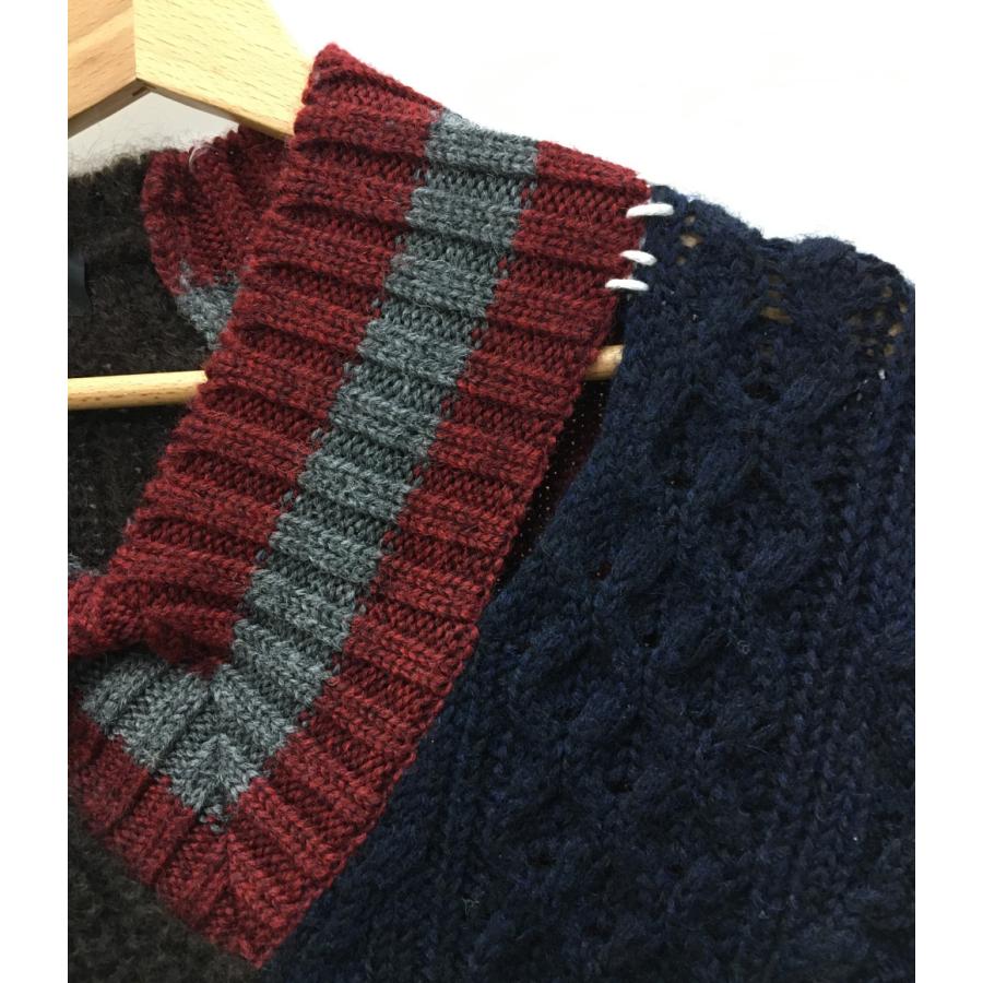 カラー 2020AW クレイジーパターンニット 20AW 20WCM-N01301 メンズ 