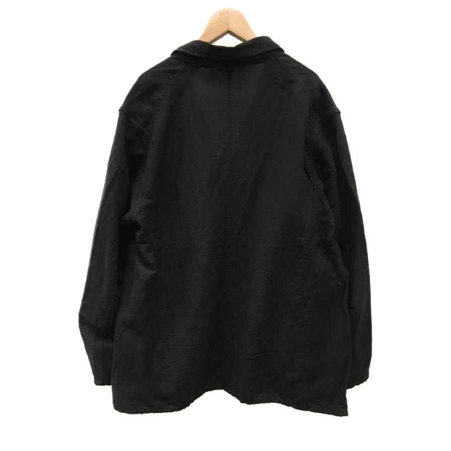 コモリ 20SS ヴィスコース リネン ジャケット ブラック テーラード  