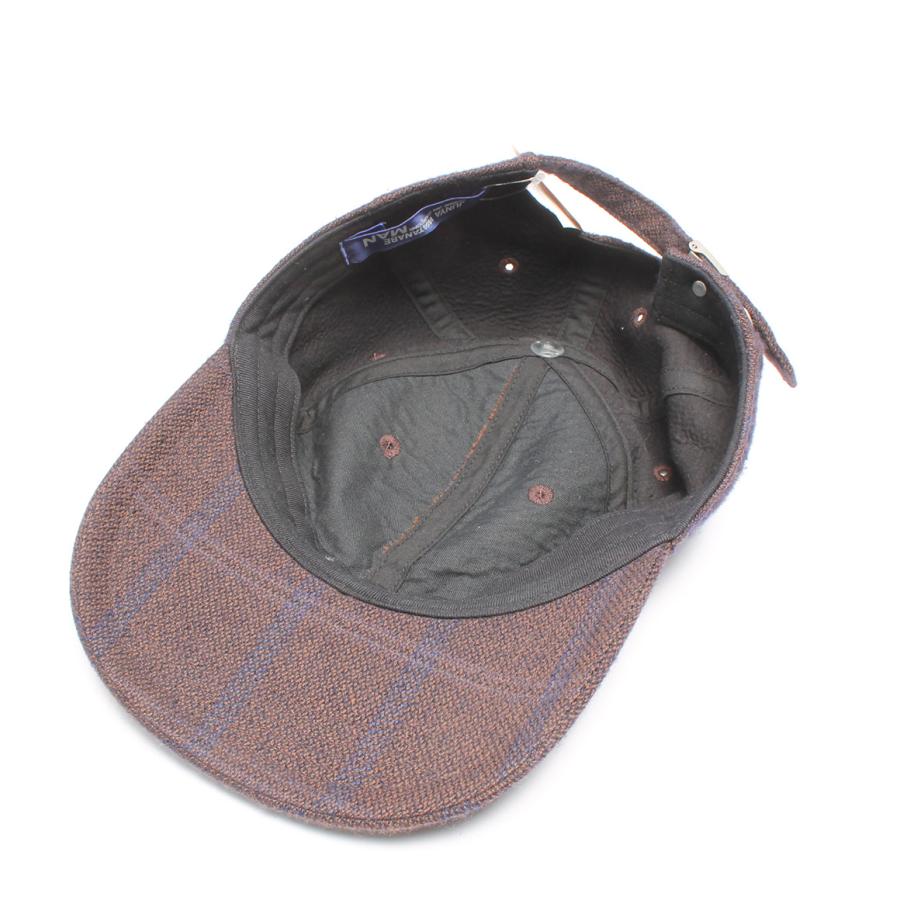 ジュンヤワタナベコムデギャルソンマン Wool Check Cap キャップ ジュンヤワタナベコムデギャルソンマン Wool Check Cap キャップ