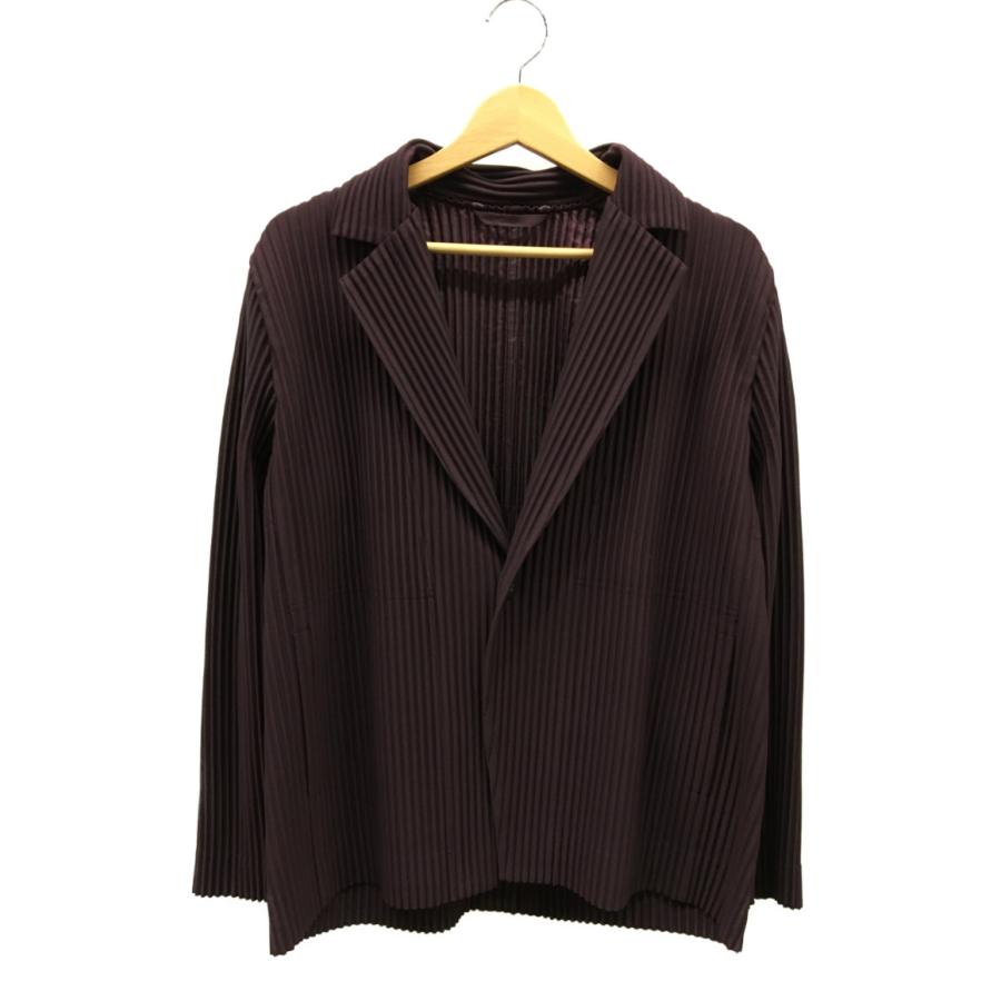 美品 ISSEY MIYAKE プリーツジャケット ロング丈 アーガイル 厚手 美品 ISSEY MIYAKE プリーツジャケット ロング丈 アーガイル 厚手