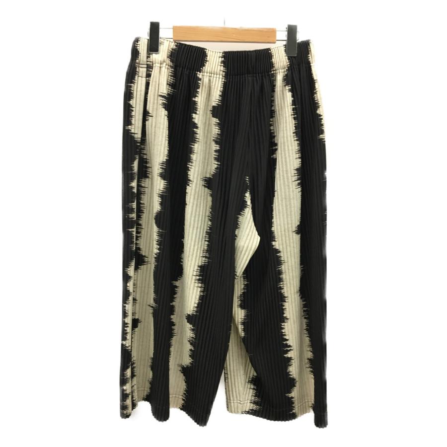 美品 オム プリッセ イッセイミヤケ 18aw 9分丈デザインワイドプリーツ